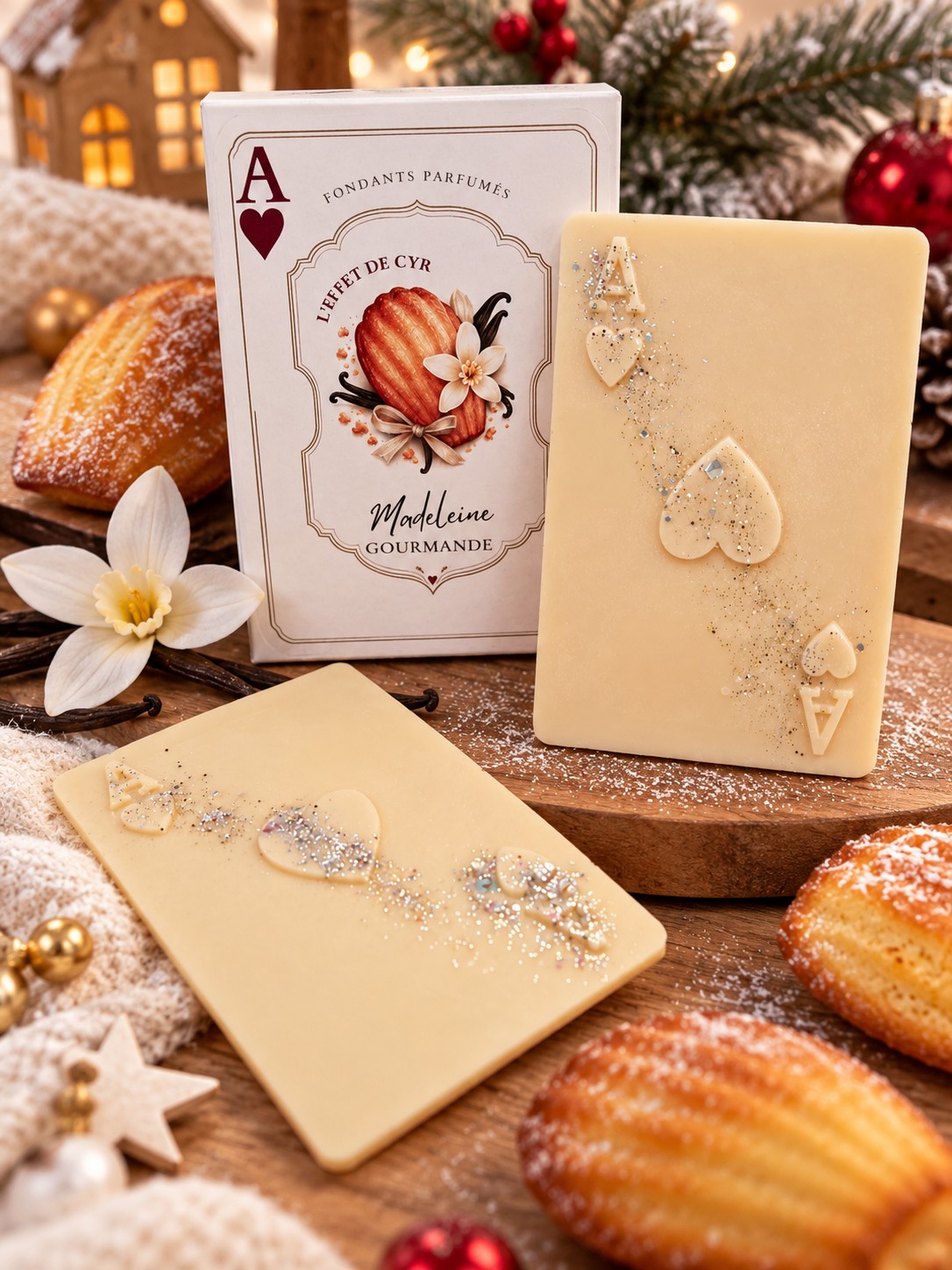 Fondants parfumés "Madeleine gourmande"