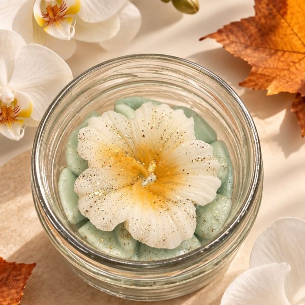 Fondant crémeux Orchidée blanche huile de coco-Effet de Cyr 2