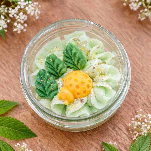 Fondant crémeux Verveine:orange sanguine-effet de cyr