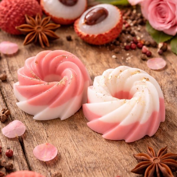 Fondants parfumés Litchi épicé cire colza-Effet de Cyr